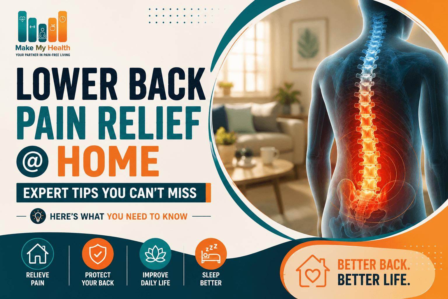 Lower Back Pain Relief at Home: Expert Tips You Can't Miss
