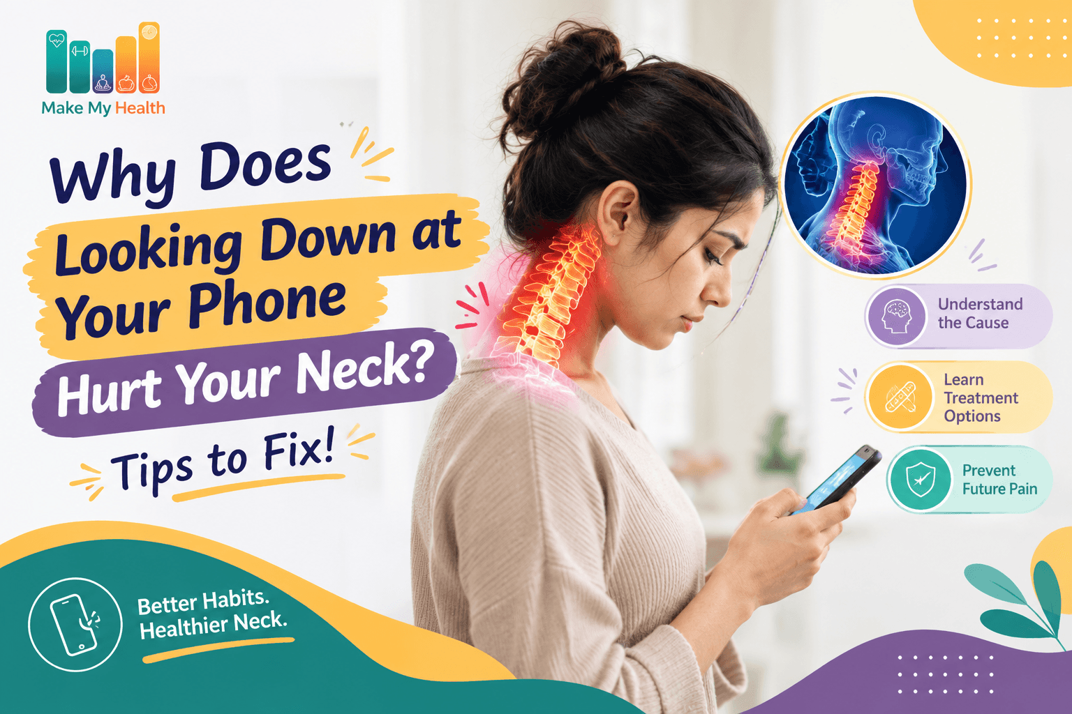 Why Does Looking Down at Your Phone Hurt Your Neck? Tips to fix!