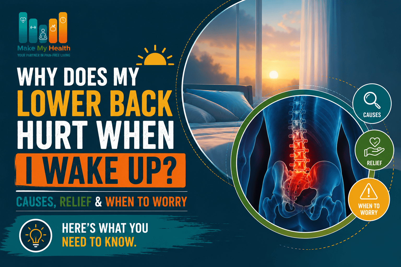 Why Does My Lower Back Hurt When I Wake Up? Causes, Relief & When to Worry