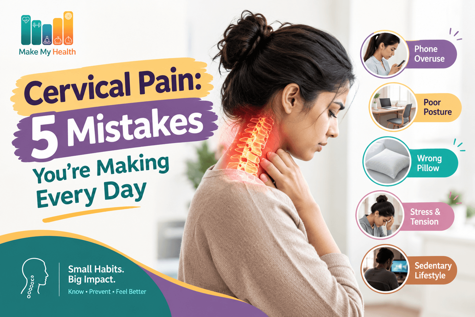 Cervical Pain: 5 Mistakes You're Making Every Day