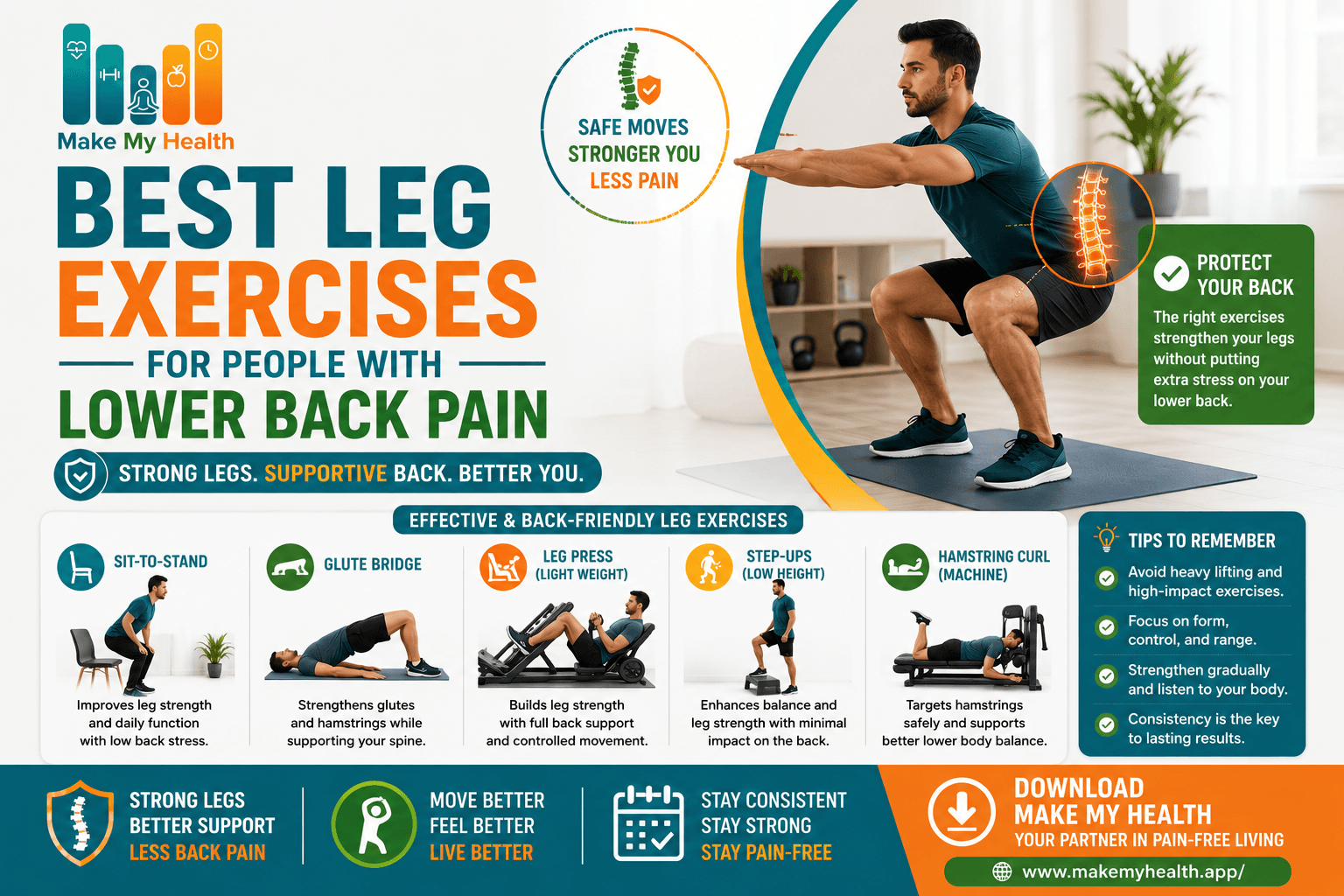 Best Leg Exercises for People With Lower Back Pain